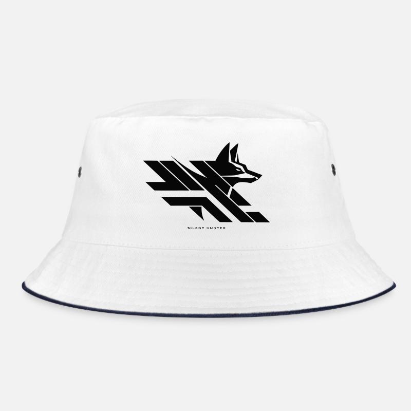 The Silent Hunter - Bucket Hat - Weiß/Navy
