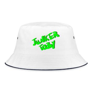 Junker Toby - Bucket Hat - Weiß/Navy - Vorne