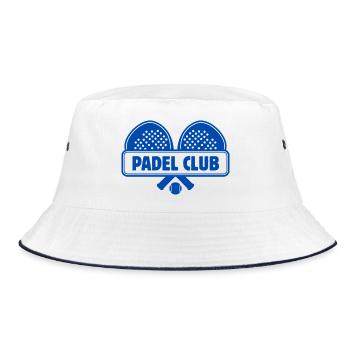 Padel Club Emblem - Bucket Hat - white/navy - Front