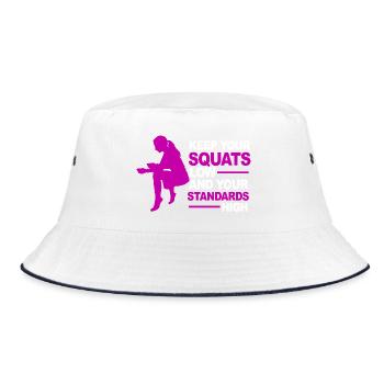 Squats Standards Faibles Élevés - Bob - blanc/marine - Devant
