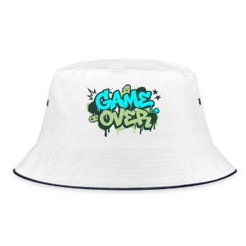 Game Over Graffiti Logo - Bob - blanc/marine - Devant