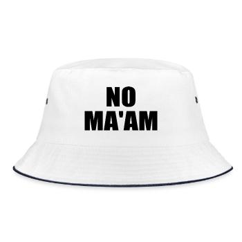 no ma'am - Bob - blanc/marine - Devant