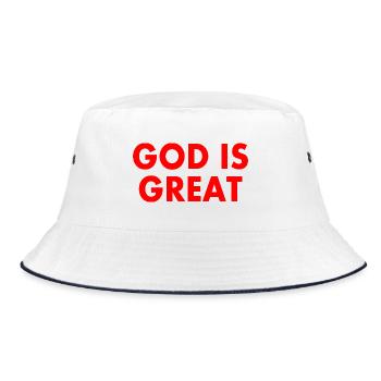 god is great - Bob - blanc/marine - Devant