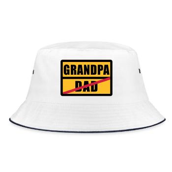 Dad - Grandpa - Bob - blanc/marine - Devant