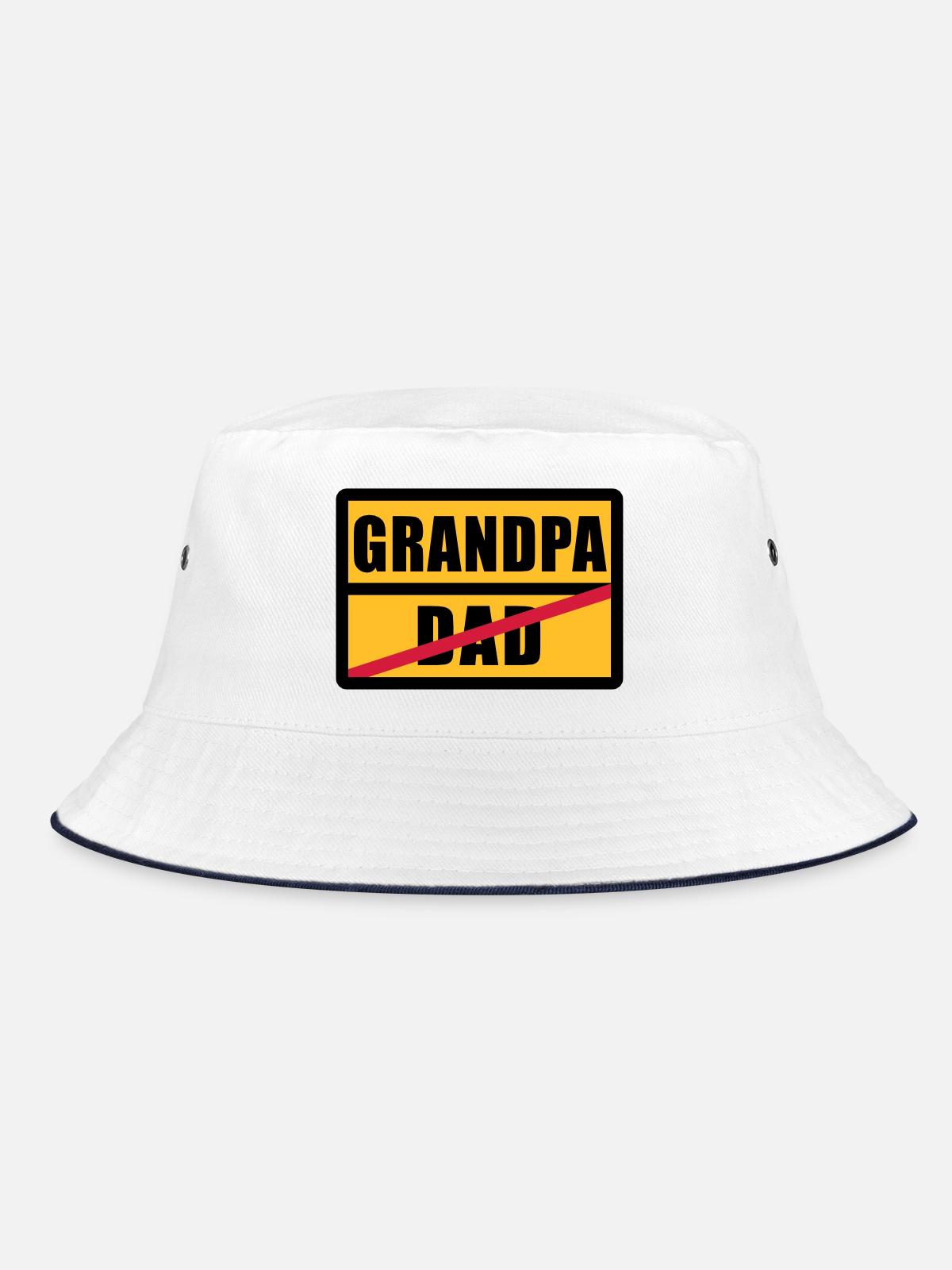 Dad - Grandpa - Bob - blanc/marine - Devant
