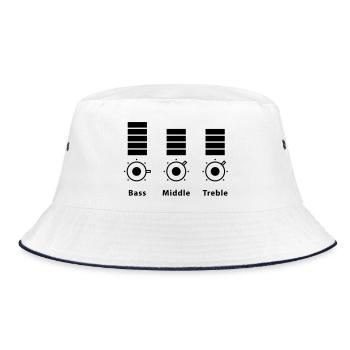 blender - Bucket Hat - white/navy - Front
