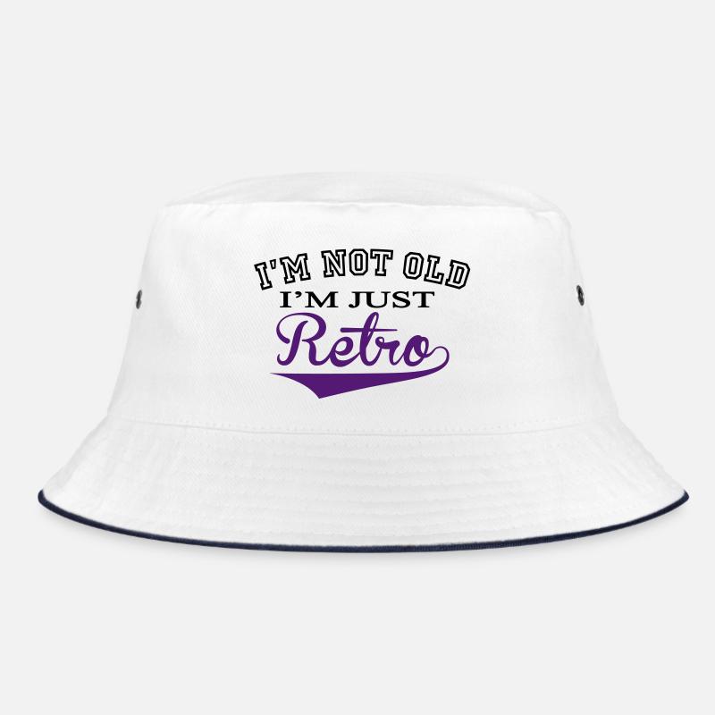 Not Old....Retro - 2 Colour Bucket Hat