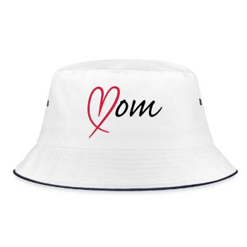 Mom Heart | Herz - Bob - blanc/marine - Devant