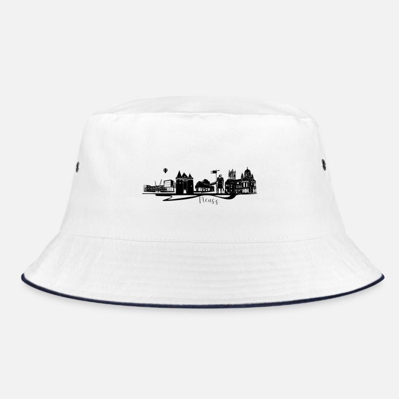 Abstrakte Stadtdesign Neuss Bucket Hat