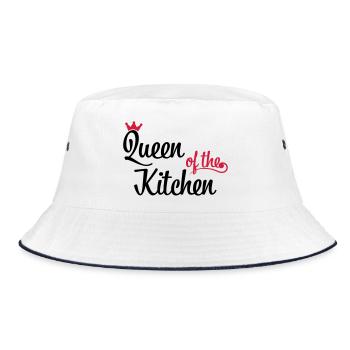 Queen of the Kitchen - Bucket Hat - white/navy - Front