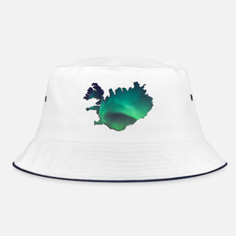 Islande Islande Aurores boréales Conception topographique Bob