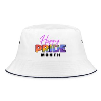 Happy Pride Month - Bob - blanc/marine - Devant