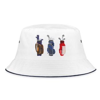 Awesome Golf Bags - Bucket Hat - white/navy - Front