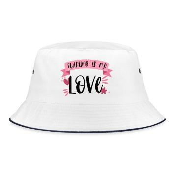 Twirling is my Love - Cadeau de sportive - Bob - blanc/marine - Devant