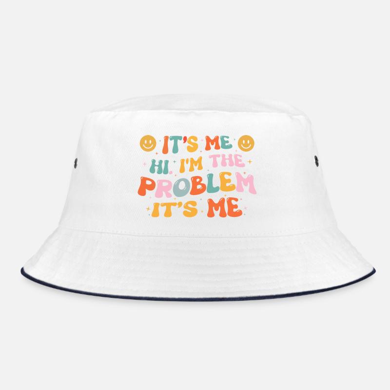 Colorful Design with Funny Phrase Bucket Hat