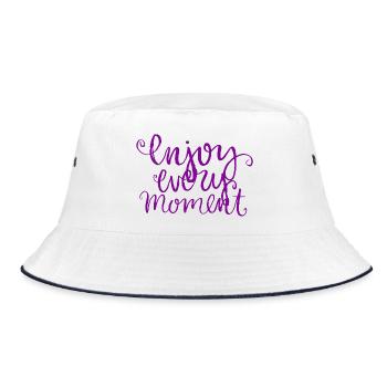 Citation Enjoy Every Moment - Bob - blanc/marine - Devant