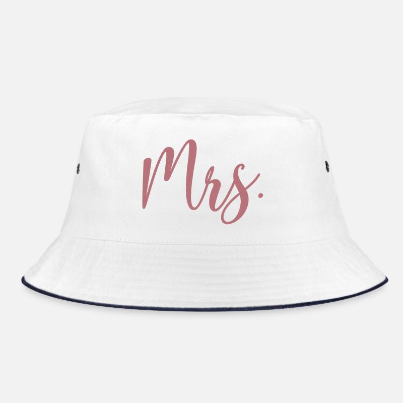 Mrs. Matching Couple Engagement Wedding Honeymoon Bucket Hat