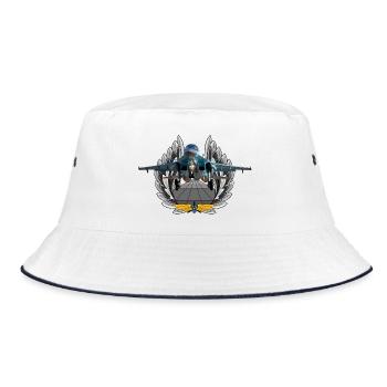 Su-34 - Bucket Hat - white/navy - Front