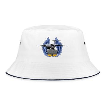C-390 - Bucket Hat - white/navy - Front