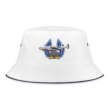 An-22 - Bucket Hat - white/navy - Front