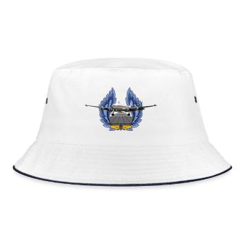 Super Constellation - Bucket Hat - white/navy - Front