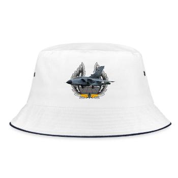 Tornado - Bucket Hat - white/navy - Front