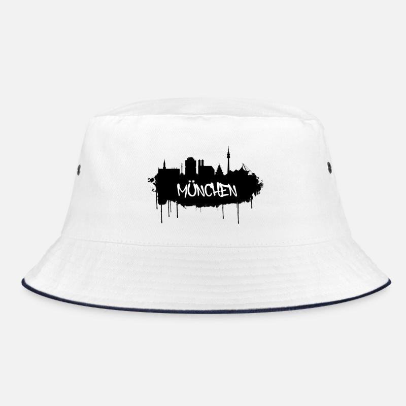 München Graffiti Skyline Bucket Hat