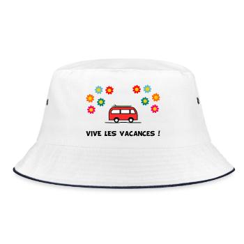 DAD. GRANDPA. FATHER'S DAY. MISTRESS. MASTER - Bucket Hat - white/navy - Front
