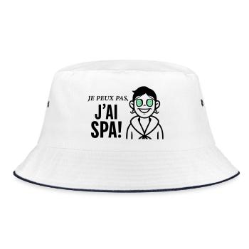 Je peux pas j'ai Spa - Bob - blanc/marine - Devant