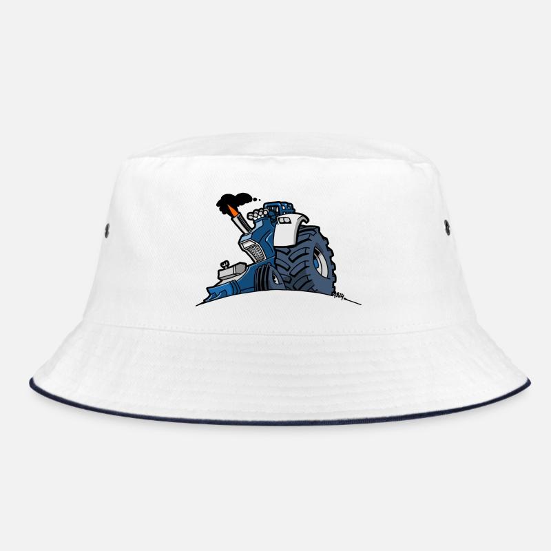 1293 DRAWSMALL BLUE Bucket Hat