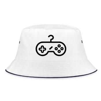 Passez au niveau supérieur - Gaming Vibes - Bob - blanc/marine - Devant