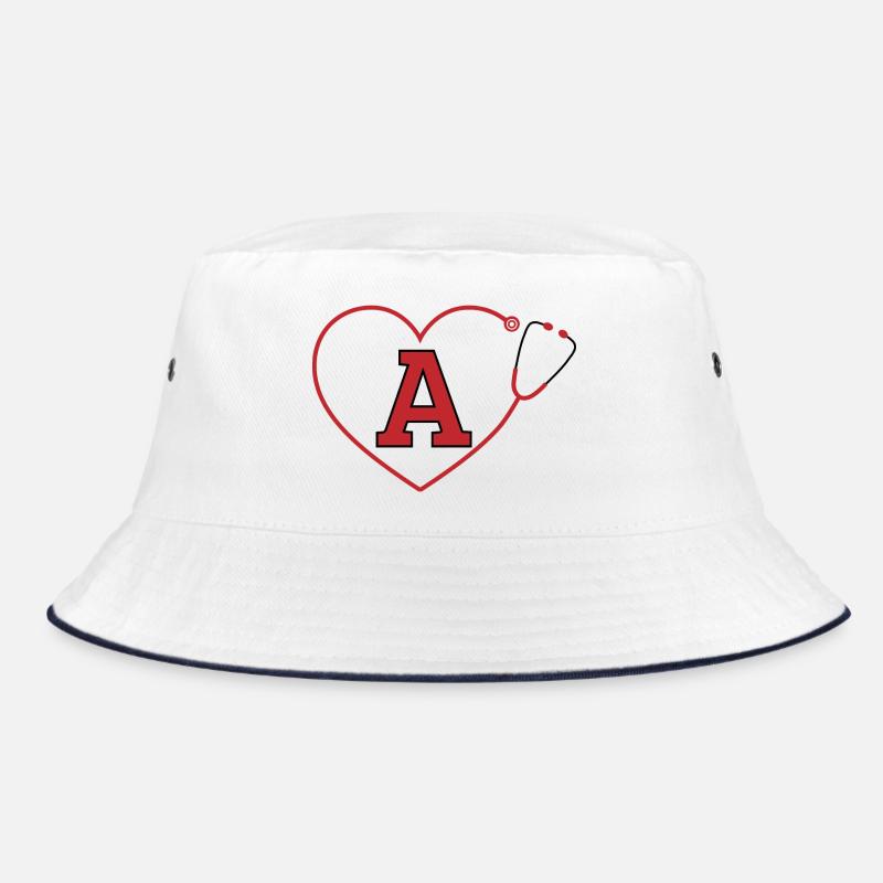 Stethoscope Letter Bucket Hat