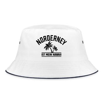Norderney est mon Hawaï - Bob - blanc/marine - Devant