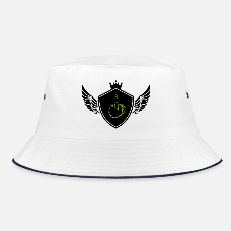 wappen mittelfinger Bucket Hat