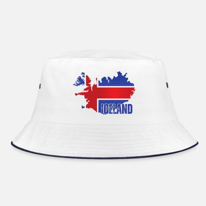 Icelandic Pride, Icelandic flag Bucket Hat