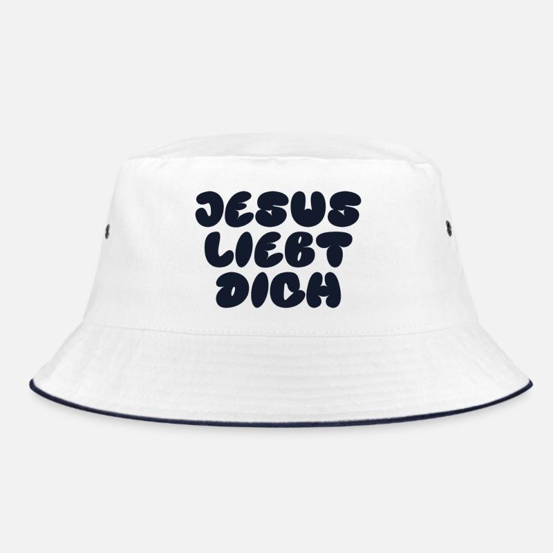 JESUS LIEBT DICH Bucket Hat