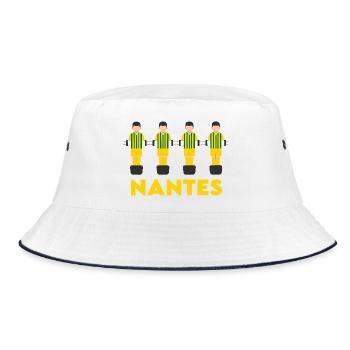 Nantes - Bucket Hat - white/navy - Front