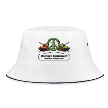 L’équipement militaire n’apporte pas la paix - Bob - blanc/marine - Devant
