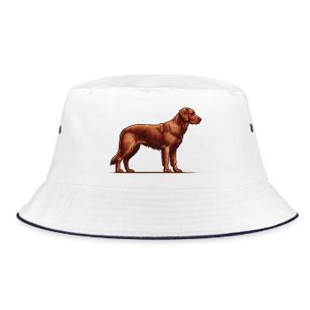 Chesapeake Bay Retriever - Bucket Hat - Weiß/Navy - Vorne