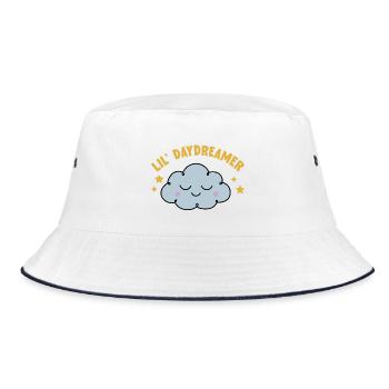 Little Dream Cloud - Bucket Hat - white/navy - Front