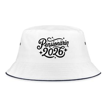 Retraité 2026 - Bob - blanc/marine - Devant