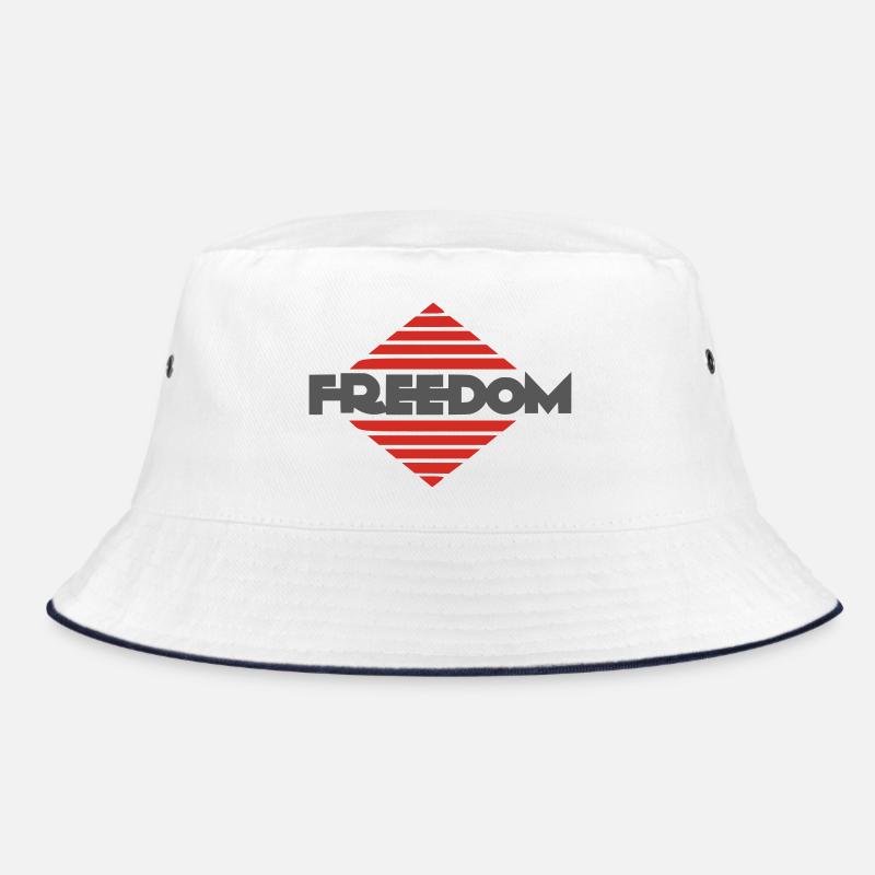 Freedom Graphic Design Bucket Hat