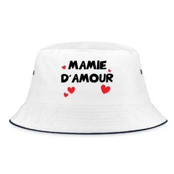 Mamie d'Amour - Bob - blanc/marine - Devant