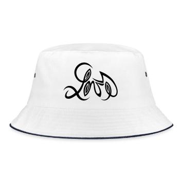 Love design by Cean - Bucket Hat - white/navy - Front