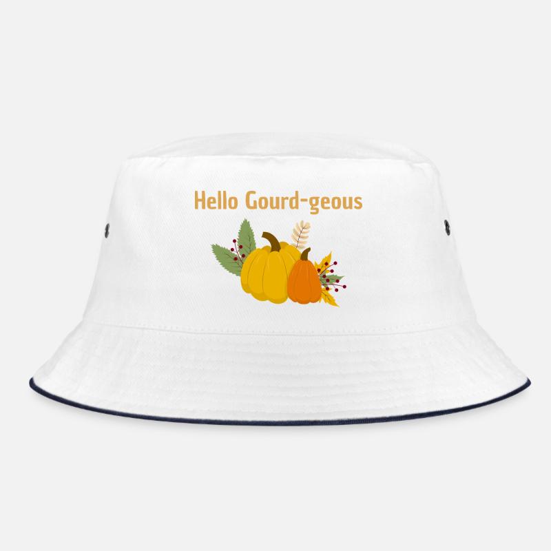 Hello Gourd-geous - Jeu de mots - Bob - blanc/marine
