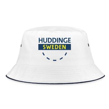 Huddinge Suède Panneau Circulaire - Bob - blanc/marine - Devant