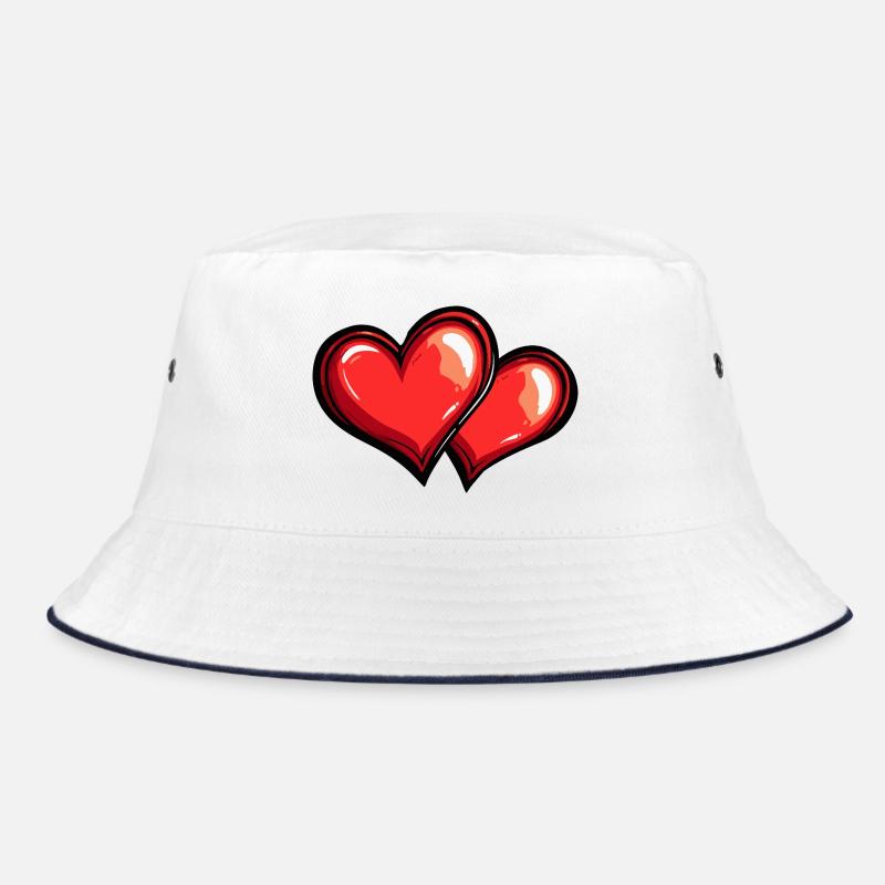 Herzen Liebe Symbol Bucket Hat