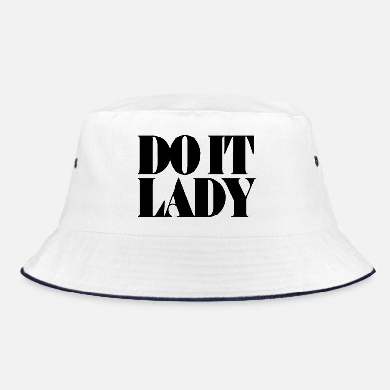 Do It Lady - black Bucket Hat