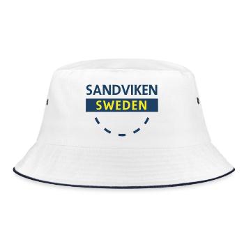 Emblème de Sandviken Suède - Bob - blanc/marine - Devant