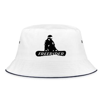 Freerider Snowboard - Bob - blanc/marine - Devant
